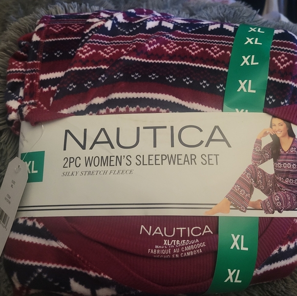 Women's Nautica 2 Piece Sleepwear Set, X-Large - Picture 6 of 8